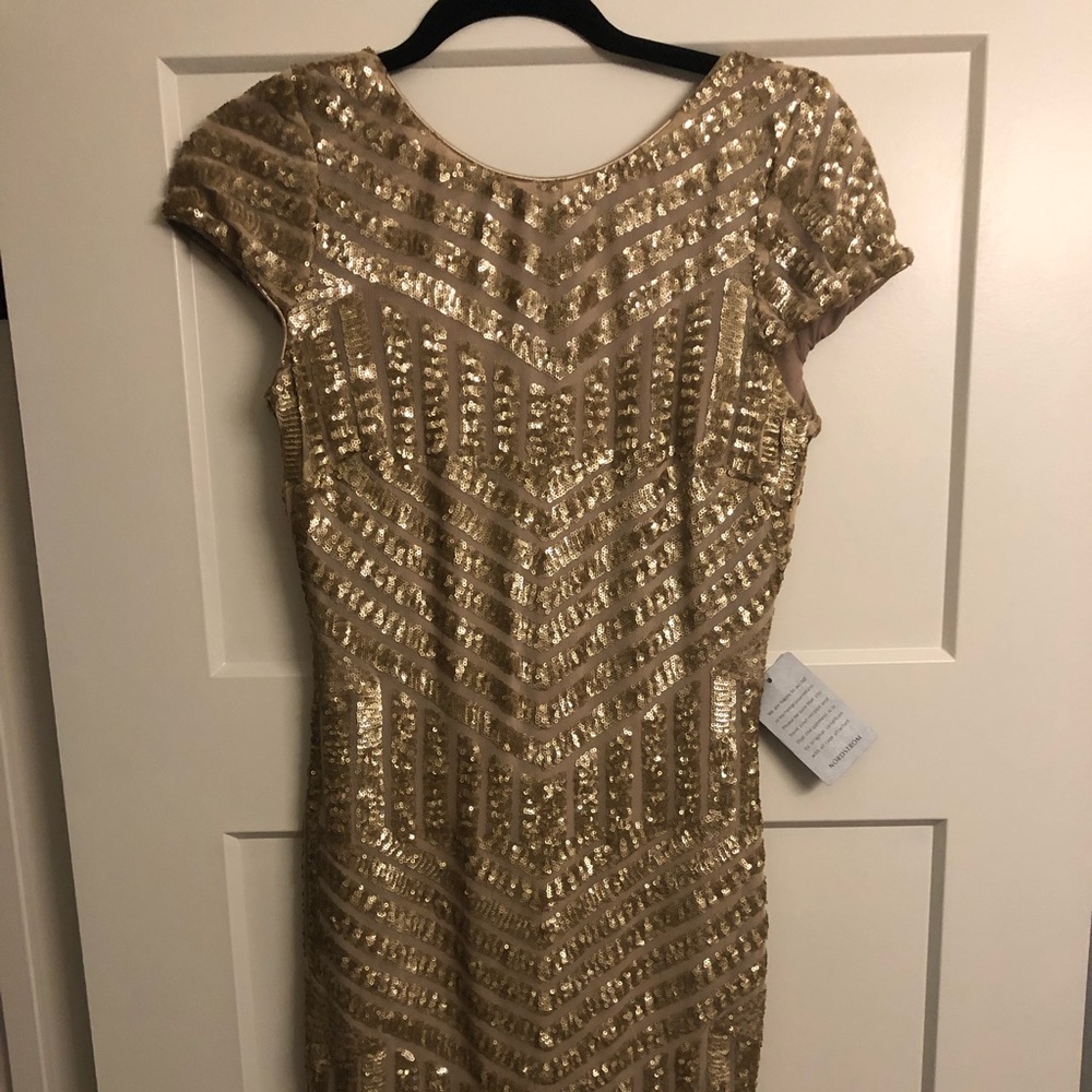 NWT gold dress